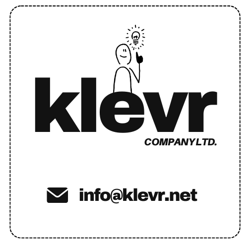 Klevr Company Ltd. Logo with Email